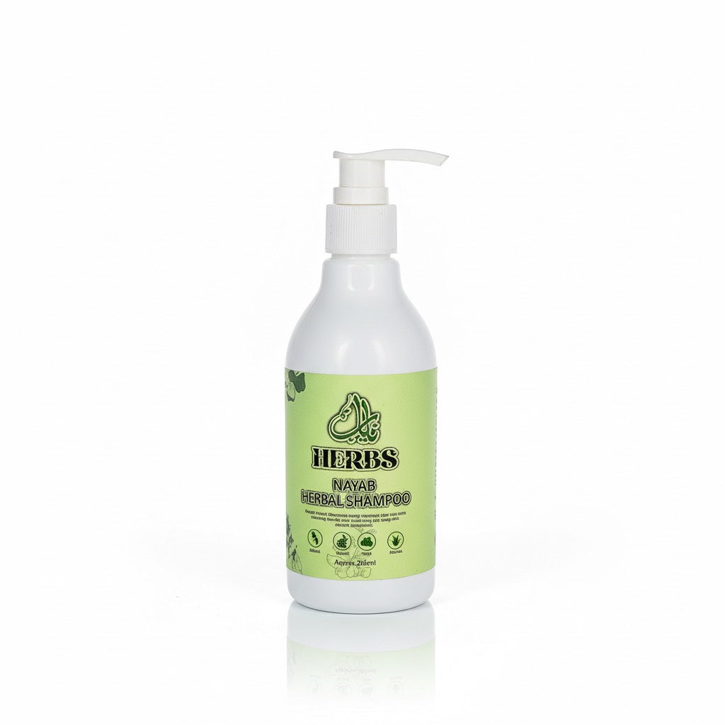 Nayab Organic Herbal Shampoo (200ml) – Sulphate Free, Anti Hair Fall & Natural Shine Boost 🌿